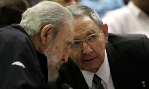 Fidel and Raúl Castro