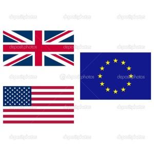 UK USA EU flag