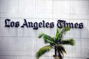 Los Angeles Times building, Los Angeles, California USA. Image shot 2007. Exact date unknown.