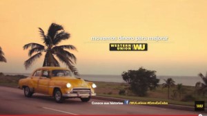 Propaganda de Western Union para ser usada en Cuba.