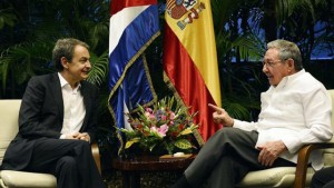 Castro y Rodriguez Zapatero reunidos hace pocas semanas.