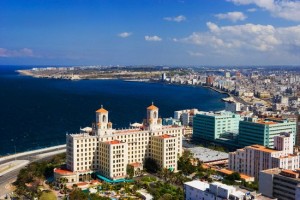 CUBA HOY/TODAY: Vista del Emblemático Hotel Nacional de la Habana. 