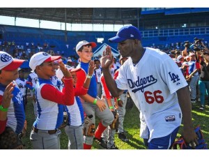 Yasiel Puig, Dodger's Baseball Player.