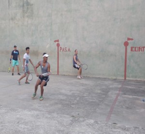 Así está la cancha del combinado deportivo Eladio Cid (Foto: Anddy Sierra)