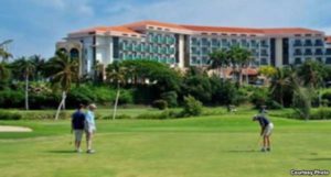 El campo de golf de Varadero, junto al hotel Meliá Las Américas