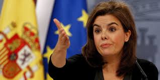 Spanish Deputy Prime Government, Soraya Saenz de Santamaria.