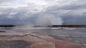 An increase of 27 centimeters from the level of the sea in the Cuban coasts and the loss of 2.31% of its coastline is expected to the year 2050. (14ymedio) 