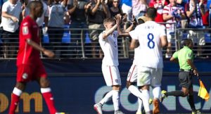 The last game between both teams was in the quarterfinals of the cup of gold 2015. United States won 6-0.