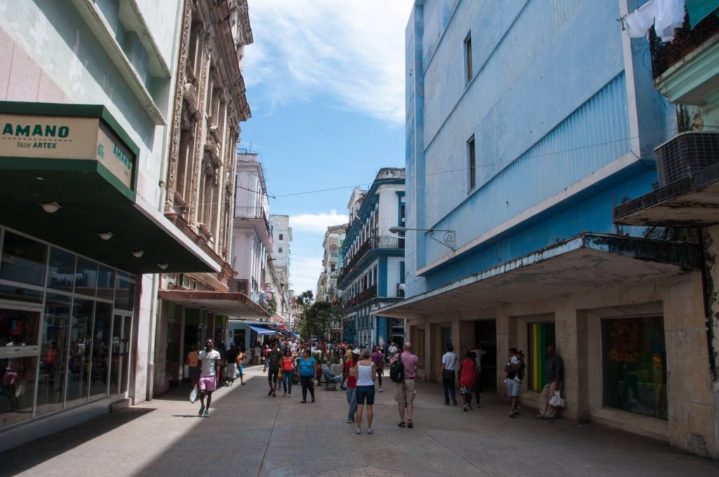 Boulevard San Rafael, La Habana, CUba. 