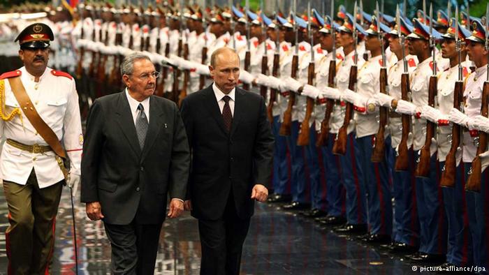 Putin, de visita en Cuba, en 2014.