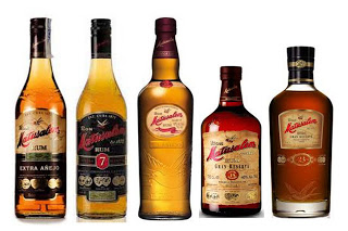 Ron Matusalem "Extra Añejo", "Solera 7", "Clásico 10", "Gran Reserva 15" y "Solera 23".