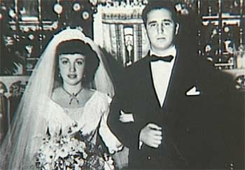 Fidel Castro and First Wife Mirtha Diaz-Balart.