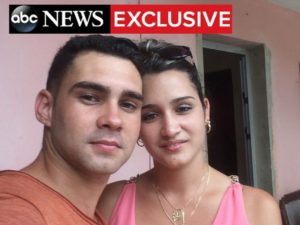 Elian Gonzalez y su novia en Cuba. 