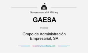 GAESA means - Grupo de Administración Empresarial, SA.