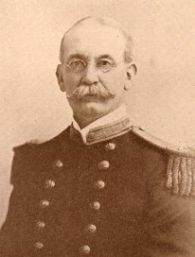 Captain Charles Dwight Sigsbee, commander of the "Maine", who curiously saved the life like all the officers when not being on board at the time of the explosion. 