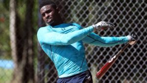 Cuban Baseball Player Luis Robert. 