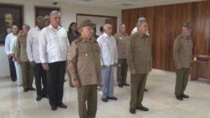 La presencia de miembros de las Fuerzas Armadas Revolucionarias es patente en todas las estructuras de poder de Cuba. (Prensa Latina)