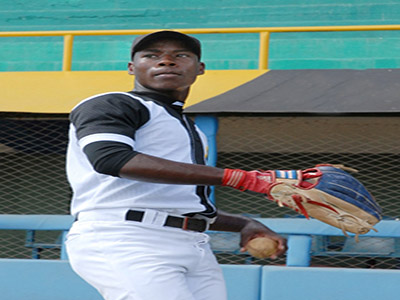 Cuban Baseball Player Julio Pablo Martinez. 