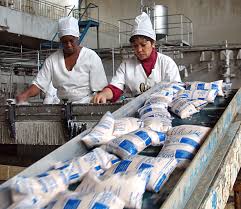 Planta Productora de Yogur en Cuba.