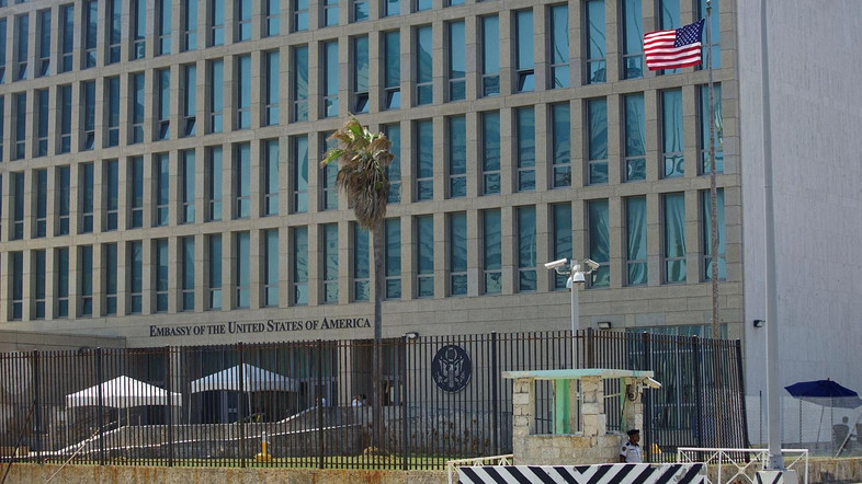 FILE PHOTO: A view of the U.S. Embassy in Havana