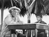 Felipe Pazos Jr. junto a Spencer Tracy en el Film "El Viejo y el Mar". 