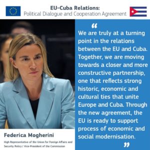 Union Europea and Cuba Relations.