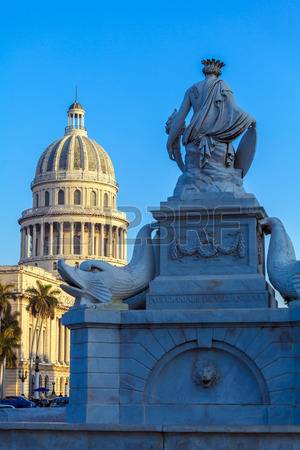 65873234-marble-statue-of-indian-fountain-in-havana-cuba