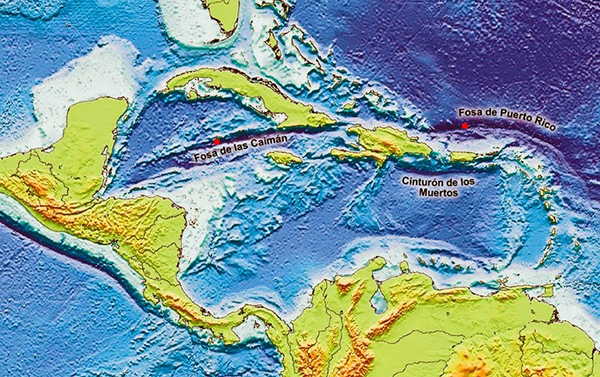 LA FOSA de Bartlett-Caiman, the Greater Seismic Danger of Cuba. LA HOYA ...