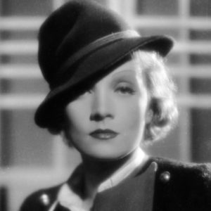 Marlene Dietrich.