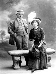 Milton Hershey "The Chocolate KIng" and his Wife.