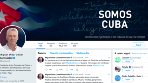 El cambio de la política de Twitter se produce un mes después de que Díaz-Canel abriese su cuenta.