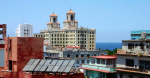 Havana Cuba solar panel