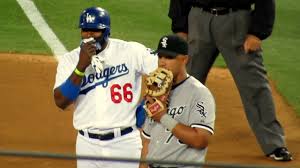 Yasiel Puig and José Abreu. 