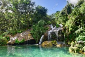 El Nicho Waterfalls in Cuba