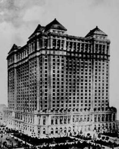 Proyecto del Edificio mas Grande del Mundo de entonces en la Habana. 