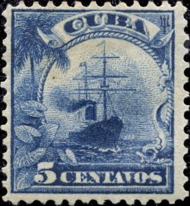 1899-Cuba-5-Centavos-Stamp