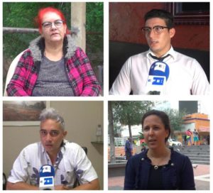 Martha Lina, José Ardiel, Luis Yanquel y Ordama Cordero in the City of Reynosa in the Tamaulipas State (México). Four Cuban doctors tell of the horror of their journey. Foto: EFE | Juventino Pérez.