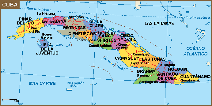 Cuba-mapa