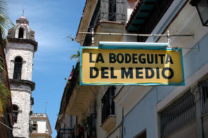 Cuba Havana La Bodeguita del medio Hemingway bar mojito