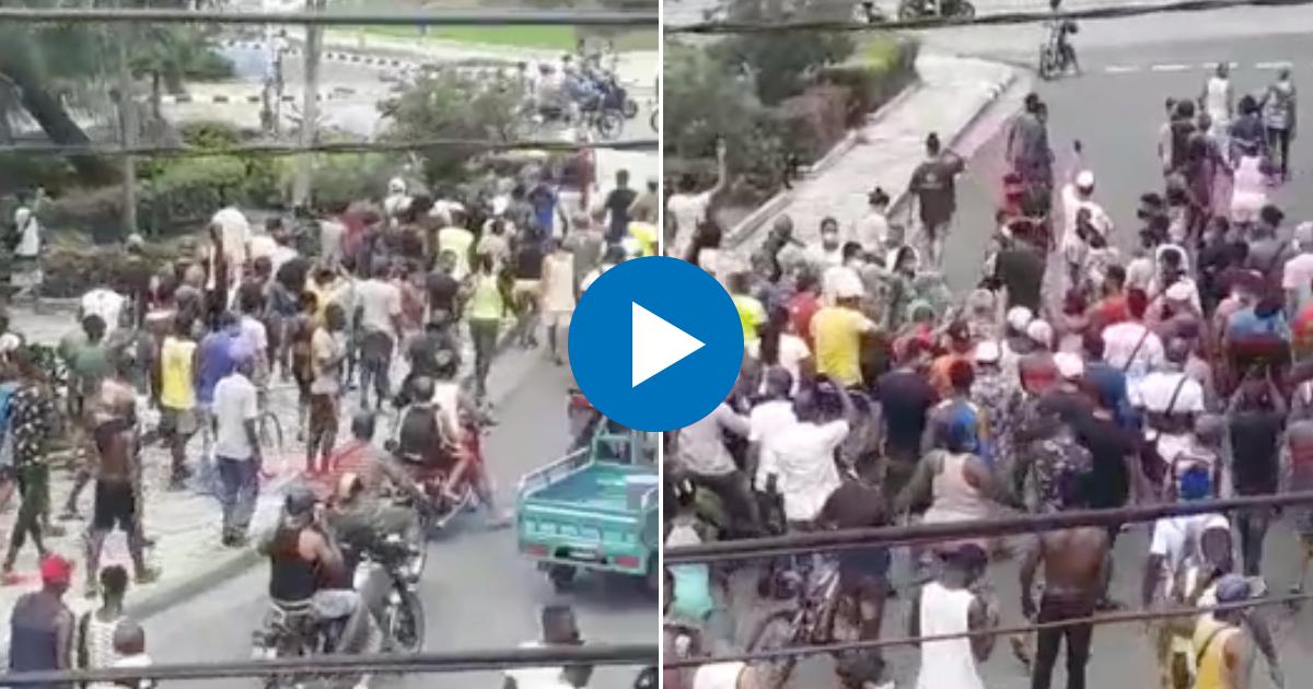 VIDEOS - PROTESTA EN SANTIAGO DE CUBA