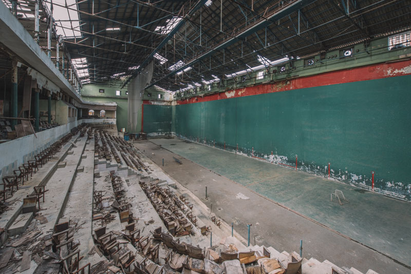 Cuba's Jai Alai Fronton were Played the Baske Sport. 