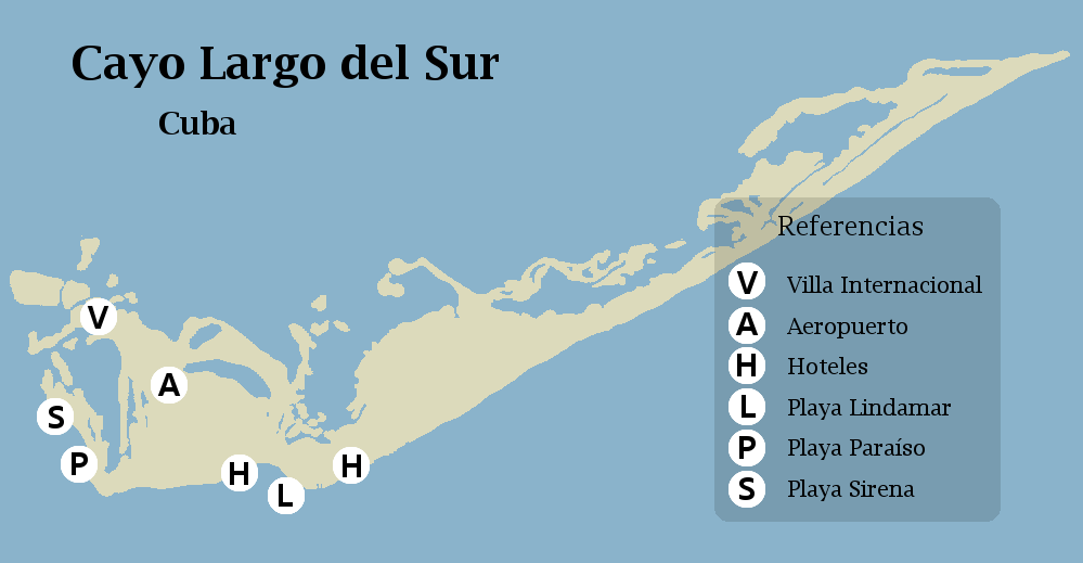 Mapa_de_Cayo_Largo | The History, Culture and Legacy of the People of Cuba