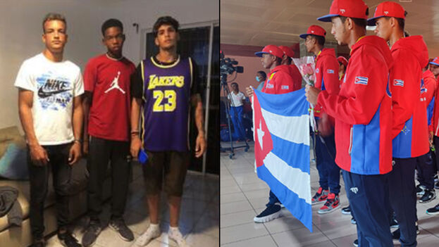 Yan Valle, Alex Acosta y Jonathan Echavarría se suman a la lista de peloteros que ven en República Dominicana un trampolín para las Grandes Ligas. (Collage)