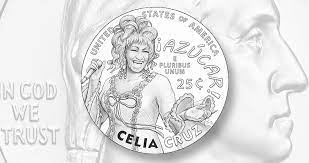 This will be the Celia Cruz coin that will circulate in the US in 2024.[/caption] 